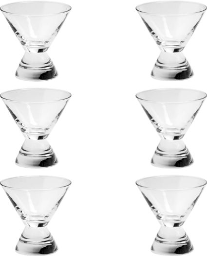 Fortessa - 3.5" After Hours 2.5 Oz Martini Glass, Pack of 6 - 1102.1