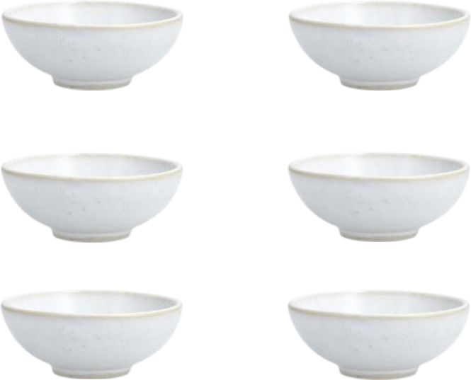 Fortessa - 3.75 Oz Nivo Moon Rice/Cereal Bowl, Pack of 6 - D751.309.0000