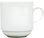 Fortessa - 4 PC 12 oz Fortaluxe SuperWhite Ilona Stackable Mug (.32 L) - 6200.F0000.09.5