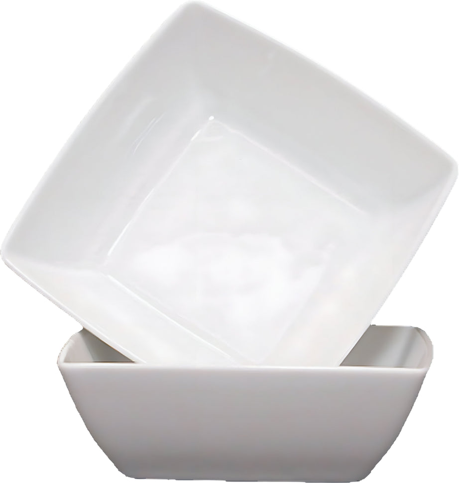 Fortessa - 4 PC 4.75" Fortaluxe SuperWhite Plaza Square Bowl (12 cm) - 590149