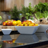 Fortessa - 4 PC 6" Fortaluxe SuperWhite Accentz Bowls Square Bowl (15 cm) - ALU-00-063 - DISCONTINUED