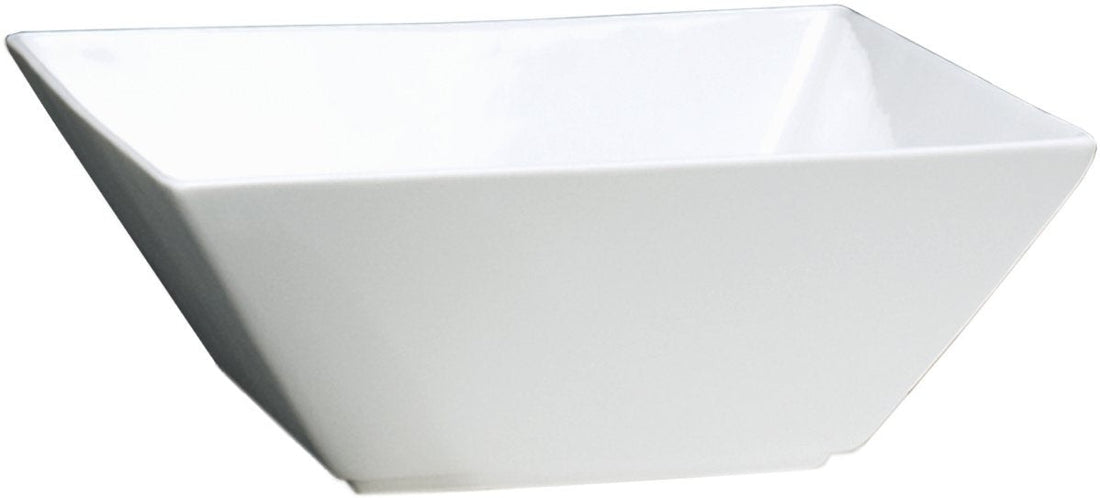 Fortessa - 4 PC 8" Fortaluxe SuperWhite Plaza Deep Square Bowl (20 cm) - V0818-0115