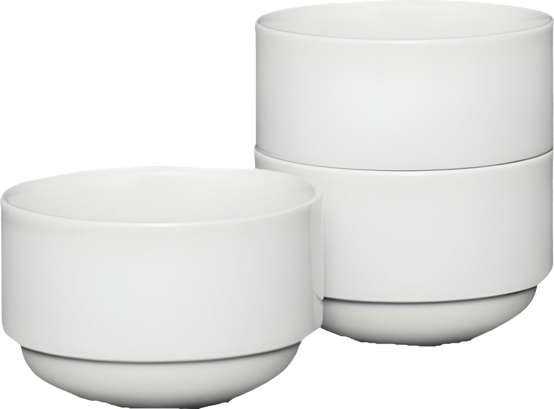 Fortessa - 4 PC 8 oz Fortaluxe SuperWhite Ilona Stackable Bouillon Cup (0.26 L) - 6200.F0000.21
