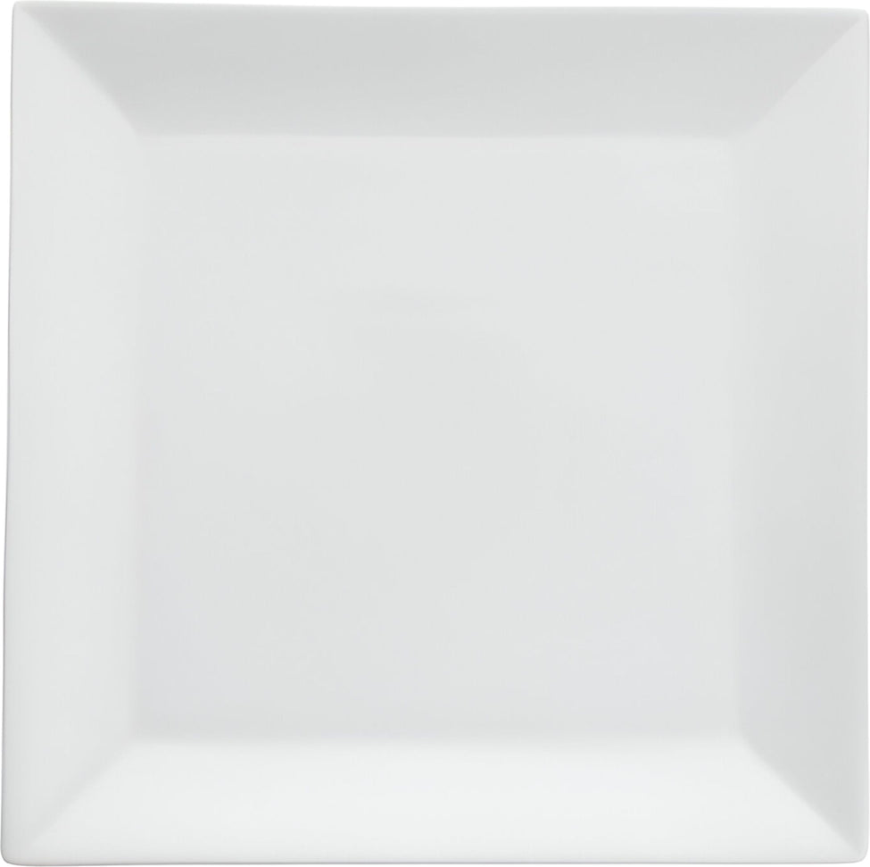 Fortessa - 4 PC 8.5" Fortaluxe SuperWhite Plaza Flat Square Plate (21 cm) - V0818-0121