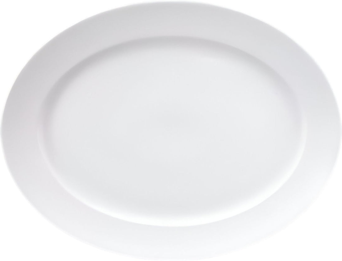 Fortessa - 4 PC 9.25" Fortaluxe SuperWhite Ilona Oval Platter (23.5 cm) - 6200.F0000.22 - DISCONTINUED