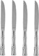 Fortessa - 4 PC Royal Pacific Stainless Solid Handle Steak Knife Set - 4PS-127 - DISCONTINUED