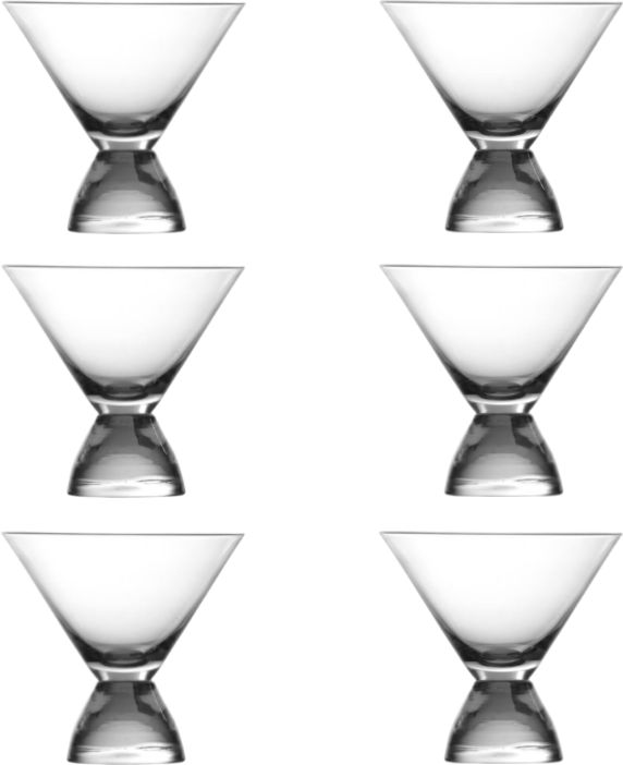 Fortessa - 4.25" After Hours 10 Oz Martini Glass, Pack of 6 - 1104.1