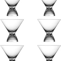 Fortessa - 4.25" After Hours 10 Oz Martini Glass, Pack of 6 - 1104.1
