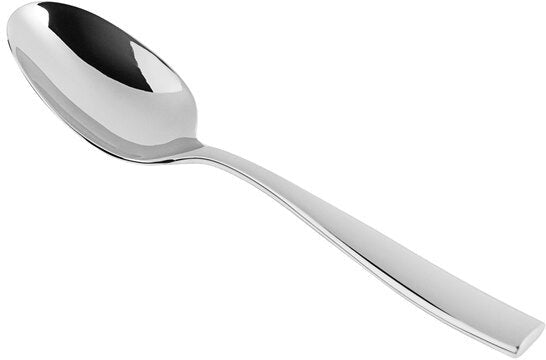 Fortessa - 4.7" Lucca Stainless Steel Espresso Spoons, Pack of 12 - 1.5.102.00.022