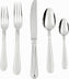 Fortessa - 5 PC Caviar Stainless Steel Place Setting - 5PPS-136-05