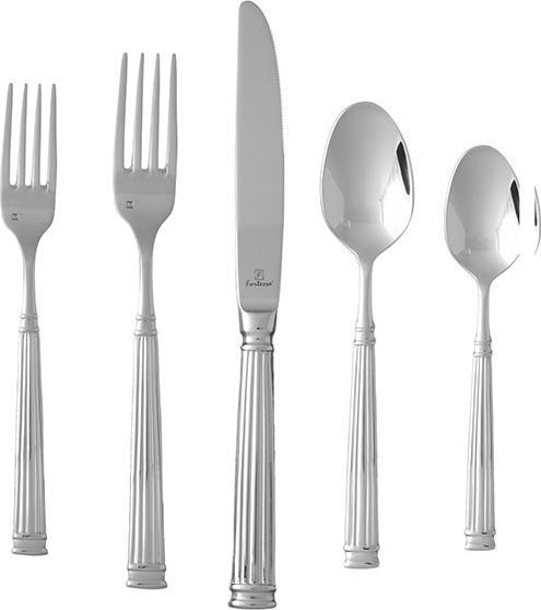 Fortessa - 5 PC Doria Stainless Steel Place Setting - 5PPS-131-05