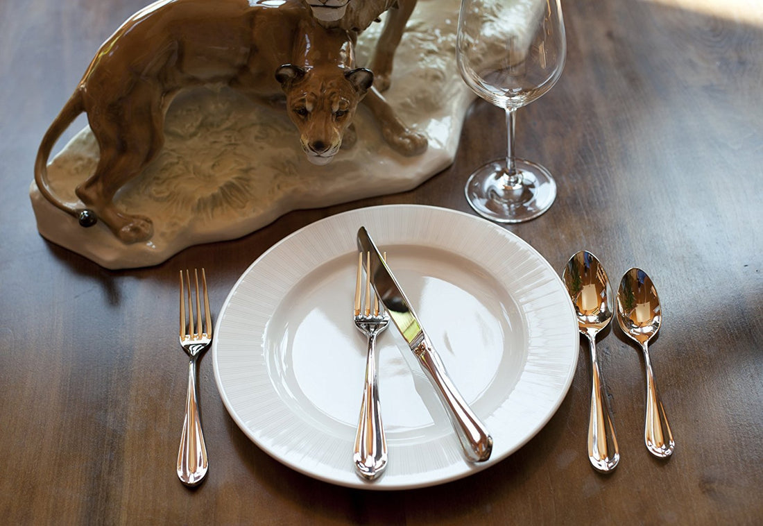 Fortessa - 5 PC Forge Stainless Steel Place Setting - 5PPS-109-05