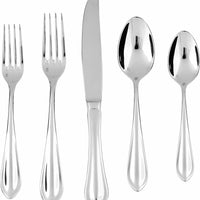 Fortessa - 5 PC Forge Stainless Steel Place Setting - 5PPS-109-05