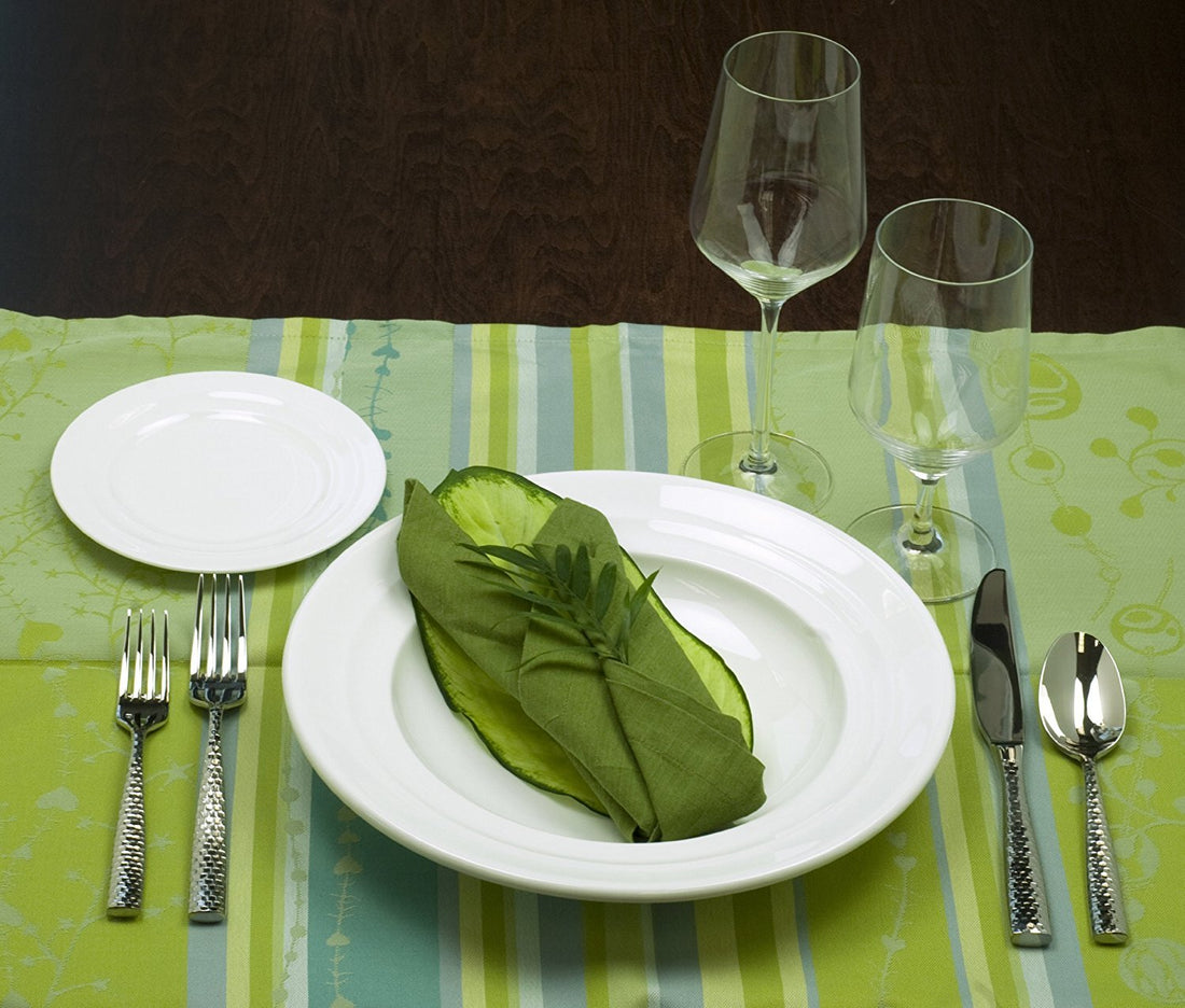 Fortessa - 5 PC Lucca Faceted Stainless Steel Place Setting - 5PPS-102FC-05