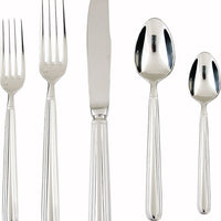 Fortessa - 5 PC Metropolitan Stainless Steel Place Setting - 5PPS-120-05