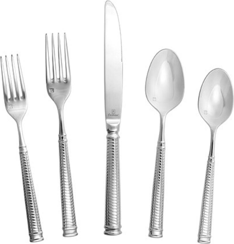 Fortessa - 5 PC Vivi Stainless Steel Place Setting - 5PPS-134-05 - DISCONTINUED