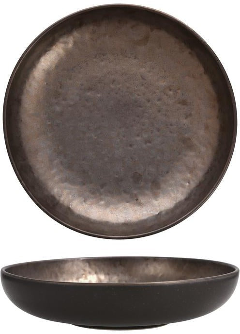 Fortessa - 59 Oz Nivo Metallic Low Dinner Bowl, Pack of 6 - D752.126.0000