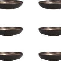 Fortessa - 59 Oz Nivo Metallic Low Dinner Bowl, Pack of 6 - D752.126.0000