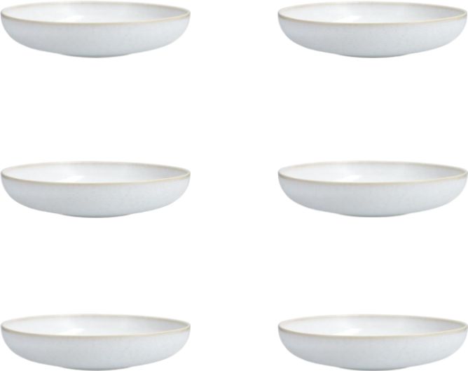 Fortessa - 59 Oz Nivo Moon Low Dinner Bowl, Pack of 6 - D751.126.0000