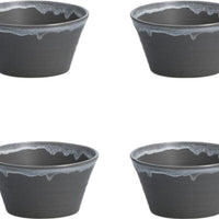 Fortessa - 5.5" Etta Charcoal Bowl, Pack of 4 (Collection No 1) - CT.0212.17