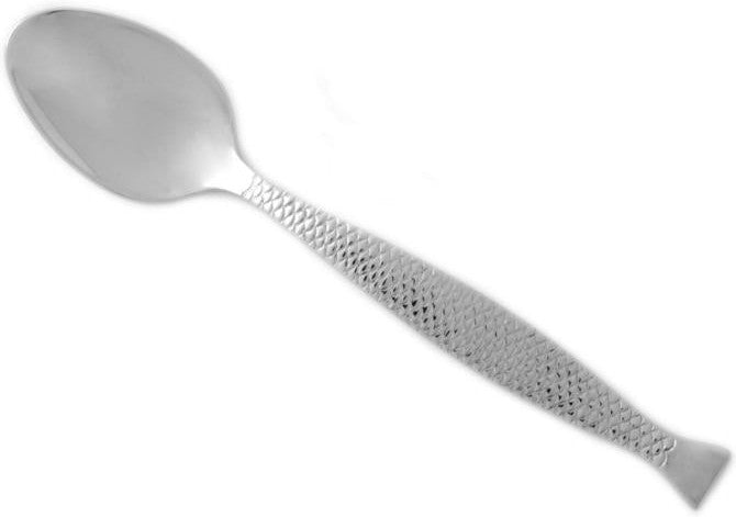 Fortessa - 5.6" Stainless Steel Siren Tea/Coffee Spoon, Pack of 12 - DVMETD800021