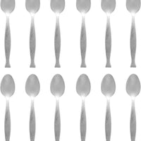 Fortessa - 5.6" Stainless Steel Siren Tea/Coffee Spoon, Pack of 12 - DVMETD800021