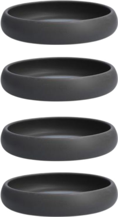 Fortessa - 6" Arlo Charcoal Bowl, Pack of 4 (Collection No 1) - CT.0212.15