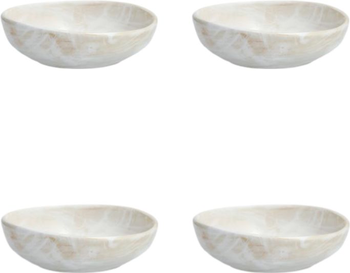 Fortessa - 6" Tomas White Bowl, Pack of 4 (Collection No 2) - CT.2.WH.TOMA.15