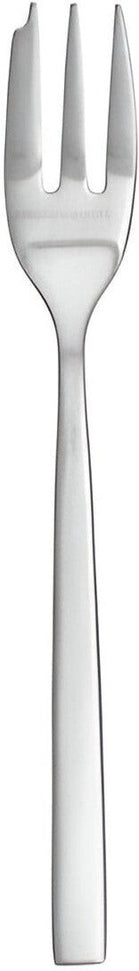 Fortessa - 6.25" Arezzo Stainless Steel Brushed Appetizer/Cake Forks, Pack of 12 - 1.5B.165.00.038