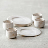 Fortessa - 6.25" Claudia White Universal Saucer, Pack of 4 (Collection No 2) - CT.2.WH.CLAU.16