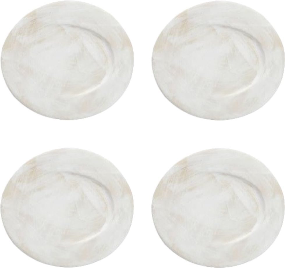 Fortessa - 6.25" Claudia White Universal Saucer, Pack of 4 (Collection No 2) - CT.2.WH.CLAU.16