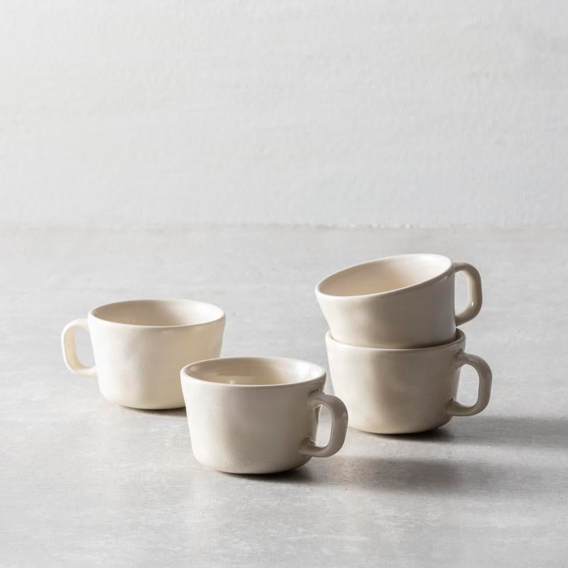 Fortessa - 6.7 Oz Sand Espresso Cup, Pack of 4 (Collection No 3) - CT.3.SAND.03