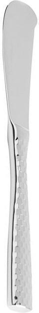Fortessa - 6.9" Lucca Faceted Stainless Steel Butter Knives, Pack of 12 - 1.5.102.FC.053