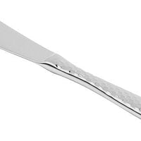 Fortessa - 6.9" Lucca Faceted Stainless Steel Butter Knives, Pack of 12 - 1.5.102.FC.053