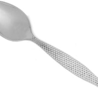Fortessa - 6.9" Stainless Steel Siren Dessert/Oval Soup Spoon, Pack of 12 - DVMETD800011