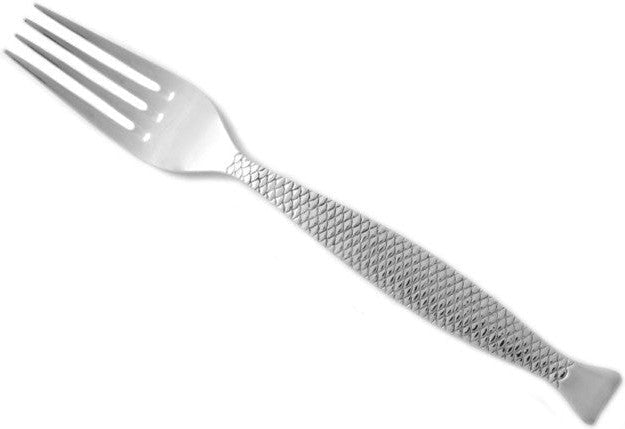 Fortessa - 6.9" Stainless Steel Siren Salad Fork, Pack of 12 - DVMETD800012
