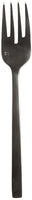 Fortessa - 7" Arezzo Brushed Black Titan PVD Stainless Steel Salad Forks, Pack of 12 - 1.6B.165.00.012