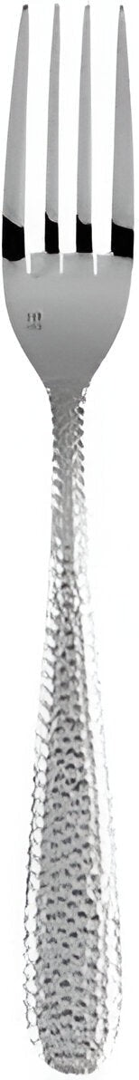 Fortessa - 7.1" Lucca Faceted Stainless Steel Salad/Dessert Fork, Pack of 12 - 1.5.102.FC.012