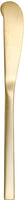Fortessa - 7.2" Arezzo Brushed Gold Titan PVD Solid Handle Butter Knives, Pack of 12 - 1.9B.165.00.053