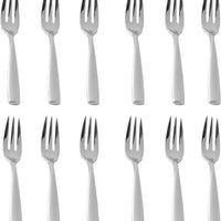 Fortessa - 7.2" Stainless Steel Lucca Fish Fork, Pack of 12 - 1.5.102.00.031