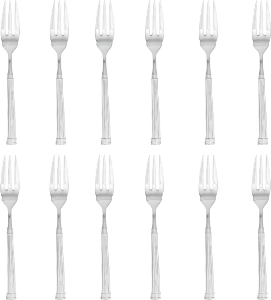 Fortessa - 7.3" Stainless Steel Doria Fish Fork, Pack of 12 - 1.5.131.00.031