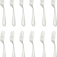 Fortessa - 7.3" Stainless Steel Forge Fish Fork, Pack of 12 - 1.5.109.00.031