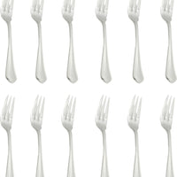 Fortessa - 7.3" Stainless Steel Medici Fish Fork, Pack of 12 - 1.5.110.00.031