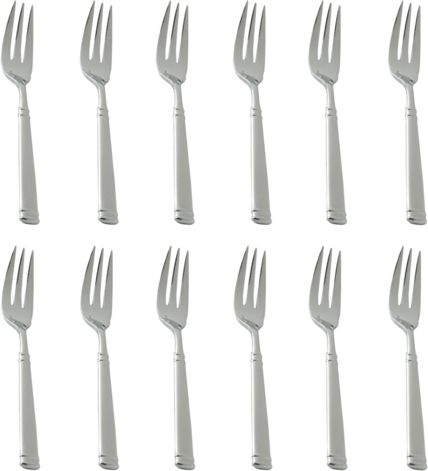 Fortessa - 7.4" Stainless Steel Bistro Fish Fork, Pack of 12 - 1.5.130.00.031