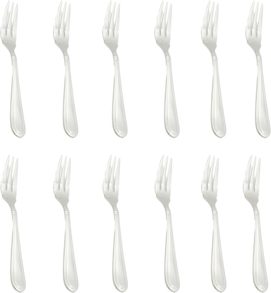 Fortessa - 7.4" Stainless Steel Caviar Fish Fork, Pack of 12 - 1.5.136.00.031
