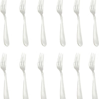 Fortessa - 7.4" Stainless Steel Caviar Fish Fork, Pack of 12 - 1.5.136.00.031