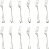 Fortessa - 7.4" Stainless Steel San Marco Fish Fork, Pack of 12 - 1.5.190.00.031