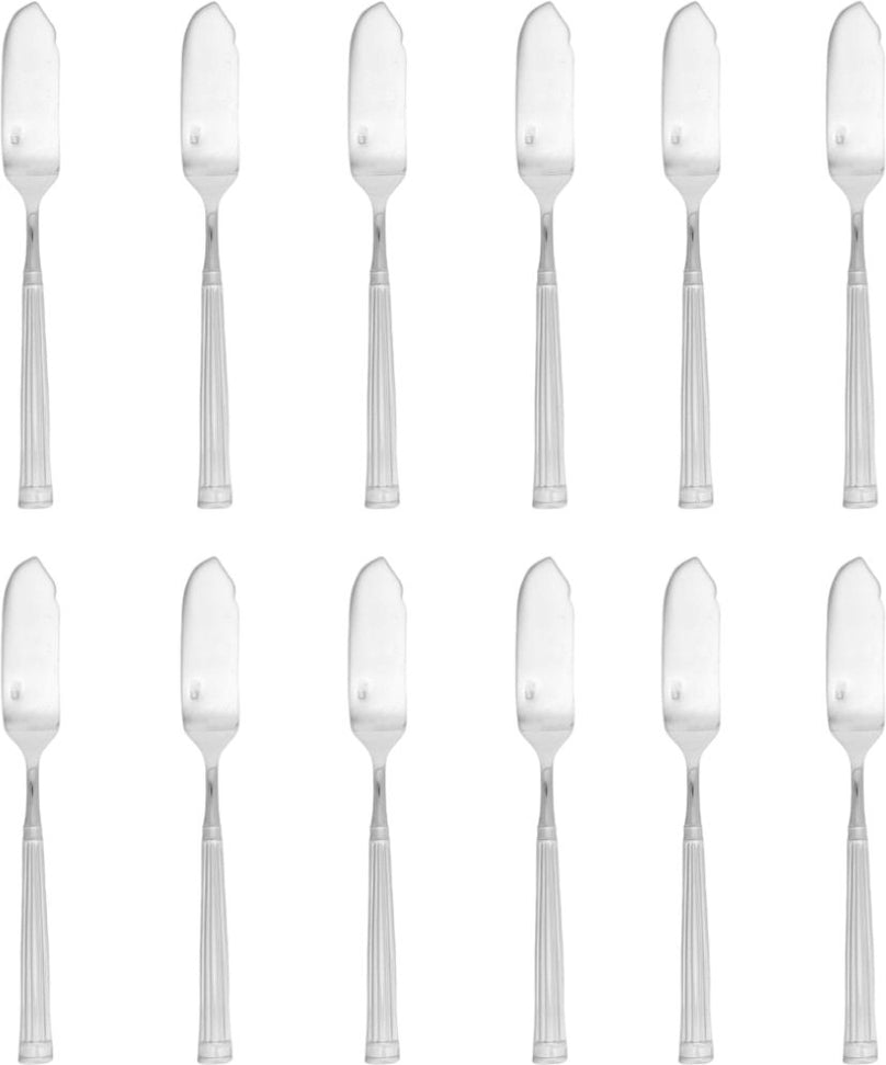Fortessa - 7.6" Stainless Steel Doria Fish Knife, Pack of 12 - 1.5.131.00.032