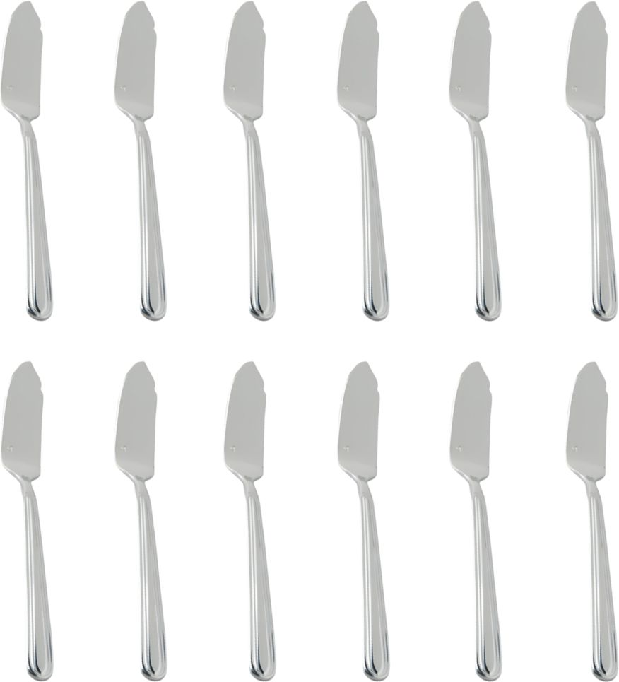 Fortessa - 7.7" Stainless Steel Metropolitan Fish Knife, Pack of 12 - 1.5.120.00.032