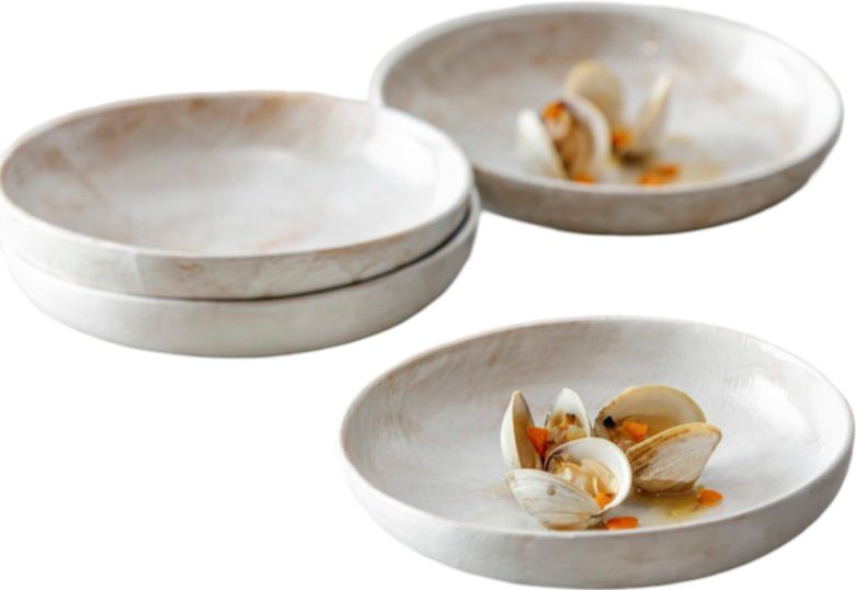 Fortessa - 8" Camila White Bowl, Pack of 4 (Collection No 2) - CT.2.WH.CAMI.20
